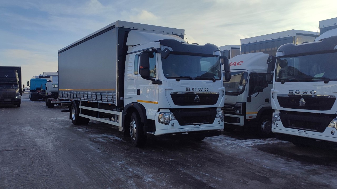 Фургон шторно-бортовой на шасси HOWO T5G 4х2 (ЦТТМ)
